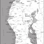 Map of The Nicoya Peninsula, Costa Rica