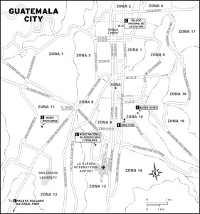 Map of Guatemala City