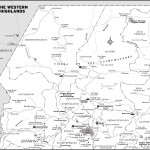 Map of Western Highlands, Guatemala