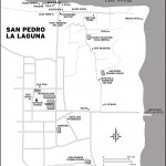 Map of San Pedro La Laguna, Guatemala