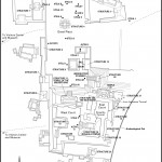 Map of the Ruins of Copán in Guatemala