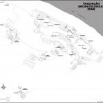 Map of Yaxchilán Archaeological Zone, Mexico