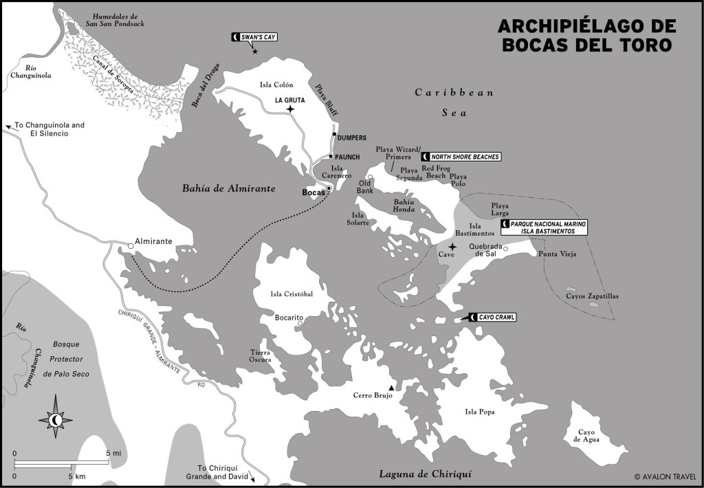 Map of Archipiélago de Bocas, Panama