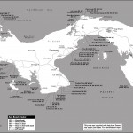 Map of surfing locations in Panama