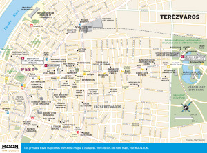 Travel map of Terézváros, Budapest