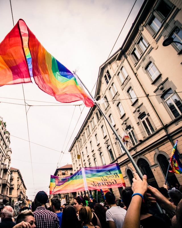 The Milan Pride Parade.