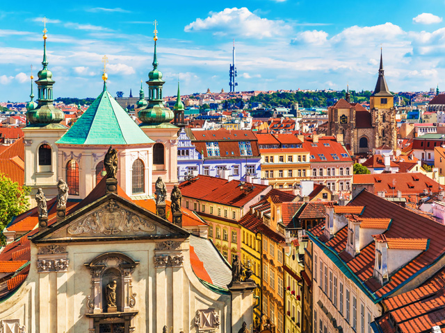 Old Town architecture in Prague.