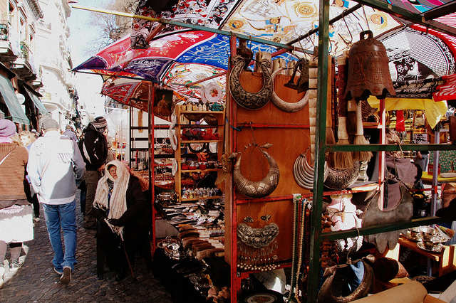 Antiques for sale in San Telmo.