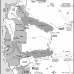 Map of Parque Nacional Los Glaciares, Argentina