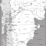 Map of Northern Patagonia