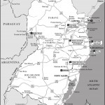 Map of Southern Brazil