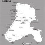 Map of Ilhabela, Brazil