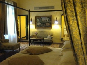 Hotel room at Convento do Carmo