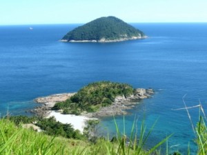 Small peninsula with white beaches