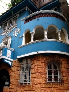 Outside of the Stone of a Beach hostel in Rio