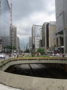 Sao Paulo's main drag