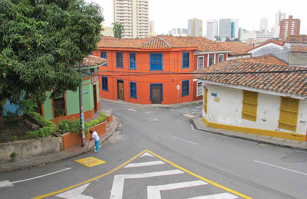 The charming neighborhood of San Antonio in Cali. Photo © Andrew Dier.