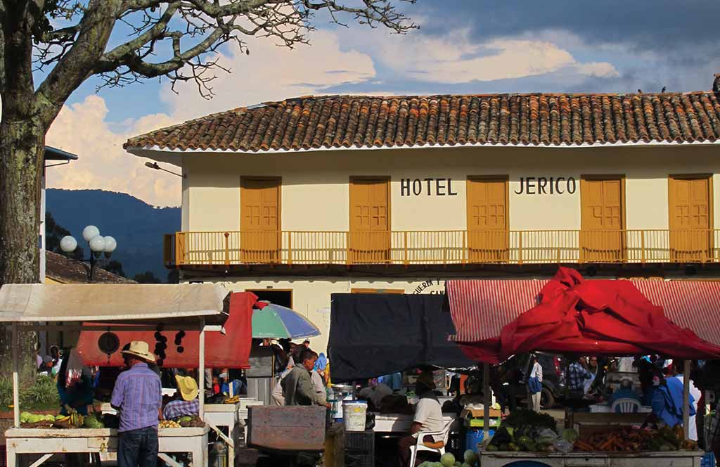 The colorful Paisa town of Jericó. Photo © Flaperval/123rf.