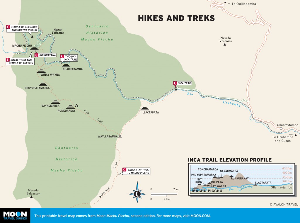 Maps - Peru - Machu Picchu 2e - Hikes and Treks