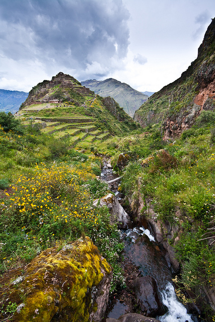 The Pisac Ruins in Peru.