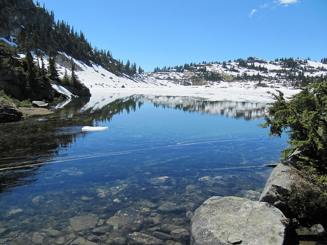 The Rainbow Lake Trail near Whistler.