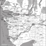 Map of Vancouver, BC