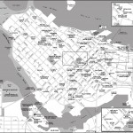 Map of downtown Vancouver, BC