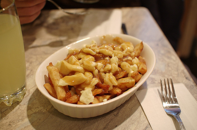 A classic poutine.