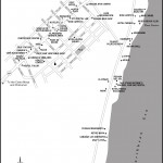 Map of Tulum Pueblo and Zona Hotelera in Mexico