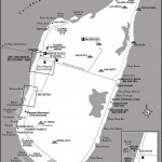 Map of Isla Cozumel, Mexico