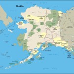 Color map of Alaska