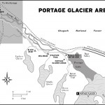 Map of Portage Glacier Area, Alaska