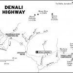 Map of Denali Highway, Alaska