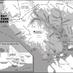 Map of Glacier Bay National Park and Preserve, Alaska