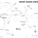 Map of Mount Baker Washington Hiking.