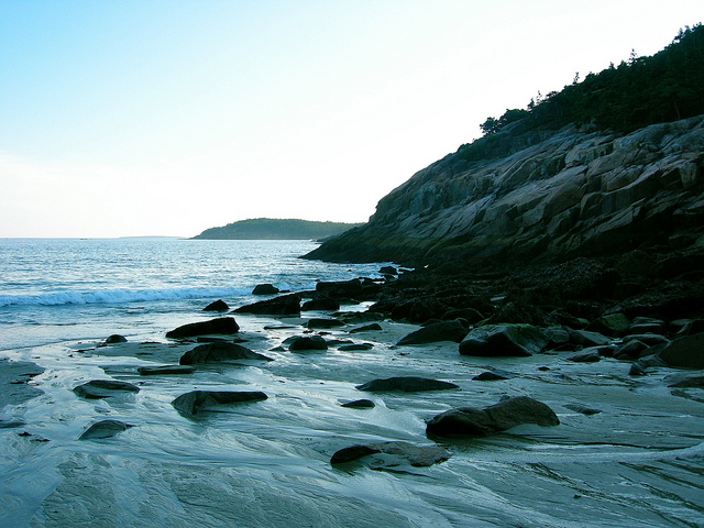 Sand Beach in Acadia National Park.