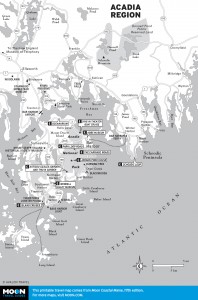 Map of Acadia Region