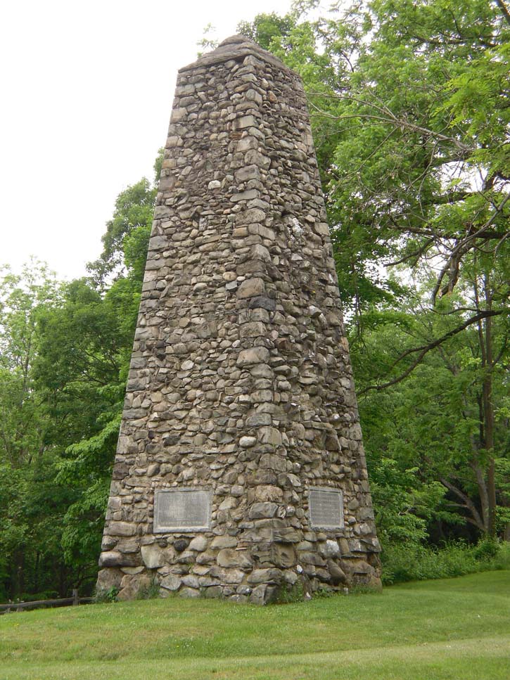 Stone Centennial Monument marking the Cantonment site.