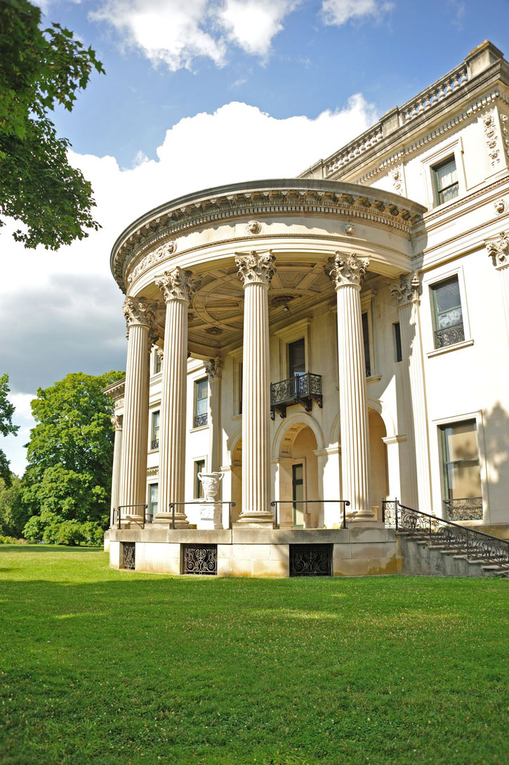 The Vanderbilt Mansion in Hyde Park, New York.
