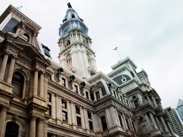 Philadelphia's magnificent City Hall.