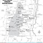 Map of Southern Green Mountains, Vermont