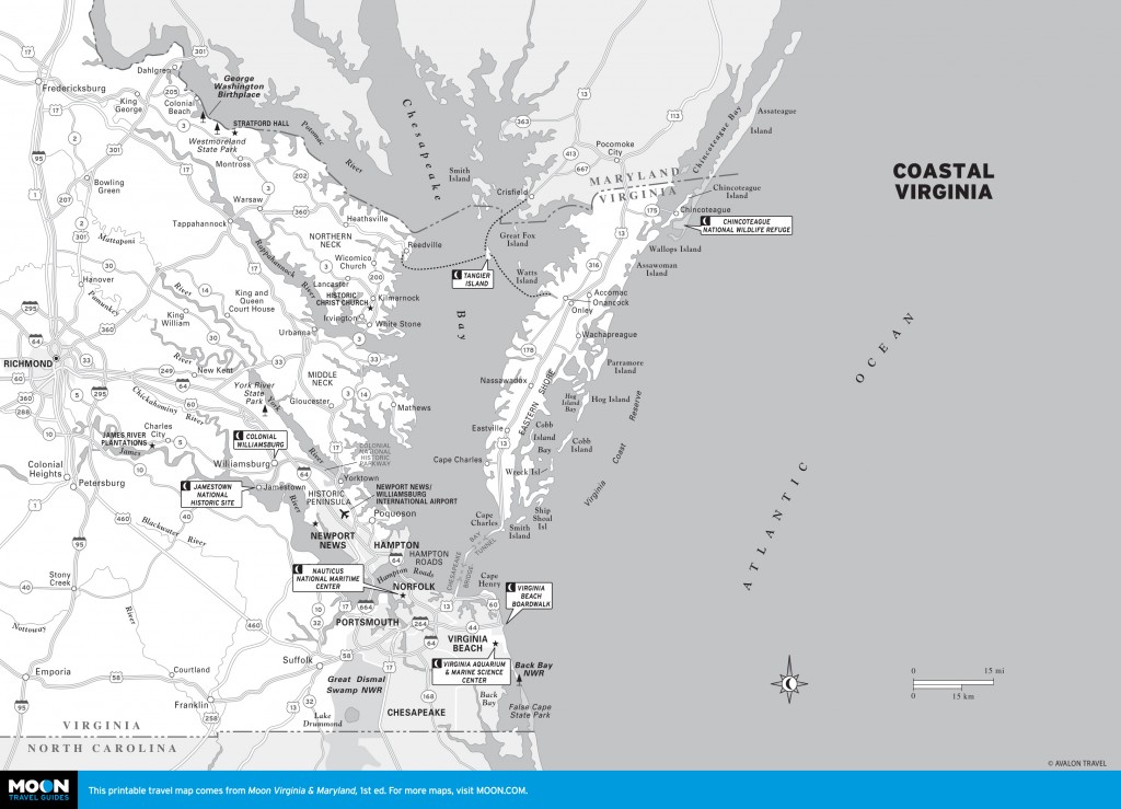 Map of Coastal Virginia