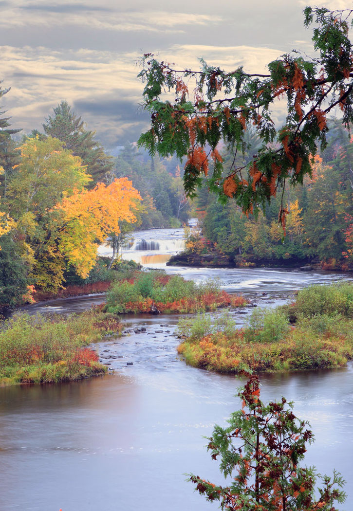 Tahquamenon river in Michigan's Upper Peninsula.