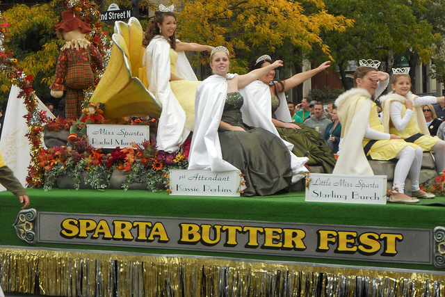 Butter is so important in Wisconsin that some cities have apparently established a butter monarchy.