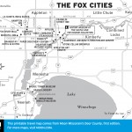 Map of The Fox Cities, Wisconsin