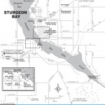 Map of Sturgeon Bay, Wisconsin