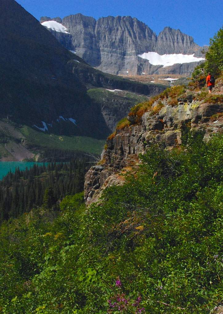 Grinnell Glacier Trail in Many Glacier.