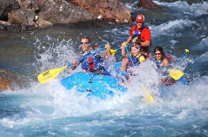 Glacier Guides white-water rafting trips.