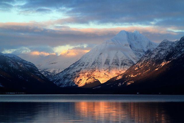 Sunset on Lake McDonald.