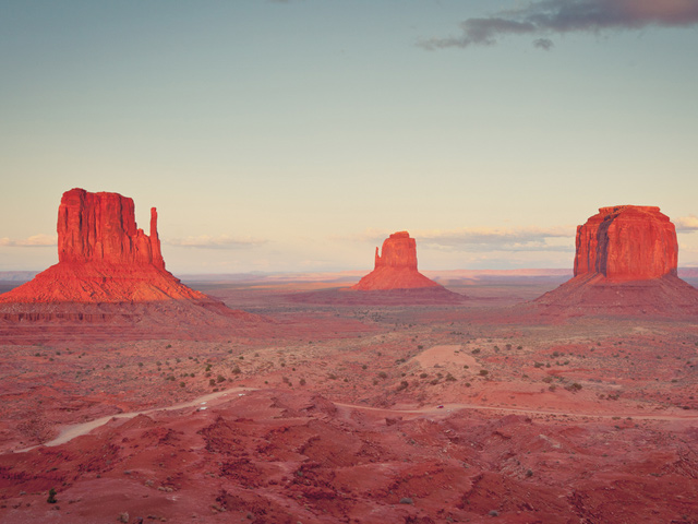 Monument Valley in Arizona.